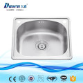 Évier de cuisine en acier inoxydable pour lavabo à une cuve en acier inoxydable SS304 de Jepara Indonesia Furniture